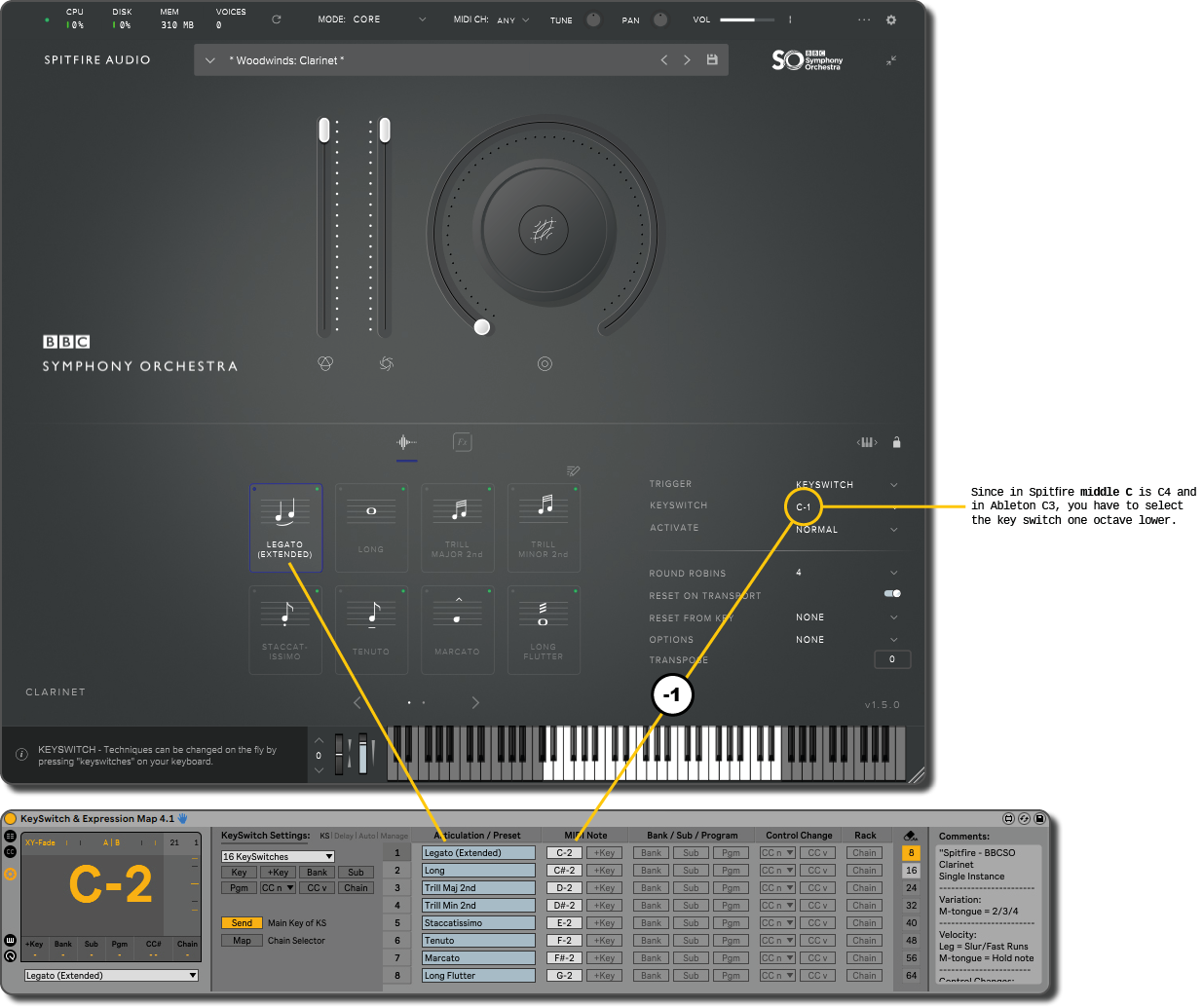 Setup with VSTInstruments swub